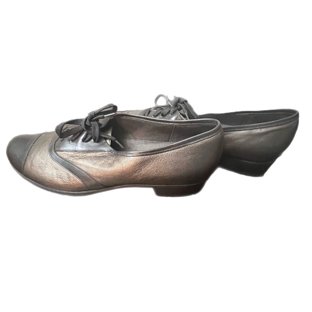 Munro American Ascot Bronze Leather Shoes Sz 14 - Picture 5 of 10
